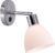 Nordlux Ray wandlamp – draai- en kantelbaar – kap Ø12 cm – E14 – chroom met wit