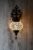 Oosterse Lamp – Wandlamp – Mozaïek Lamp – Turkse Lamp – Marokkaanse Lamp – Ø 12 cm – Hoogte 28 cm – Handgemaakt – Authentiek – Blauw