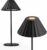 Oplaadbare tafel lamp “Mars RB-CT77 Black”