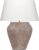 Ovale tafellamp Midi Chilton | 1 lichts | zand / beige / creme | keramiek / stof | Ø 50 cm | 63 cm hoog | klassiek / landelijk / sfeervol design