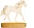 Paardenlamp – Losstaand – Houten Standaard – Cadeau voor Paardenliefhebbers – Warmwit Licht – Decoratief