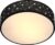 Plafondlamp Sterrenhemel Rond – Ø 30cm 40 Watt – Stof Zwart