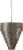 PTMD Ceylin Hanglamp – H66 x Ø56 cm – Metaal – Zilver