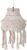 PTMD Milley Cream cotton macrame hanging lamp round