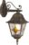 QAZQA antigua – Landelijke Wandlamp voor buiten – 1 lichts – D 255 mm – Brons – Buitenverlichting