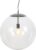 QAZQA ball hl – Moderne Hanglamp – 1 lichts – Ø 500 mm – Chroom – Woonkamer | Slaapkamer | Keuken