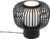QAZQA bambuk – Landelijke Tafellamp – 1 lichts – H 25 cm – Zwart – Woonkamer | Slaapkamer | Keuken