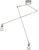 QAZQA blitz – Moderne Verstelbare hanglamp – 2 lichts – L 600 mm – Staal – Woonkamer