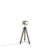 QAZQA Braha – Industriele Tripod | driepoot vloerlamp | Staande Lamp – 1 lichts – H 1400 mm – Bruin – Industrieel – Woonkamer | Slaapkamer | Keuken