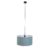 QAZQA combi – Moderne Hanglamp met kap – 1 lichts – Ø 500 mm – Blauw – Woonkamer | Slaapkamer | Keuken