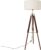 QAZQA cortin stof – Industriele Tripod | driepoot vloerlamp | Staande Lamp – 1 lichts – H 166 cm – Bruin – Industrieel – Woonkamer | Slaapkamer | Keuken