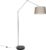 QAZQA editor – Moderne Vloerlamp | Staande Lamp met kap – 1 lichts – H 1908 mm – Taupe – Woonkamer | Slaapkamer