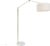 QAZQA editor stof – Design Vloerlamp | Staande Lamp met kap – 1 lichts – H 190.8 cm – Goud/messing – Woonkamer | Slaapkamer