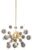 QAZQA explode – Design Hanglamp – 4 lichts – Ø 40 cm – Goud/messing – Woonkamer | Slaapkamer | Keuken