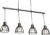 QAZQA fotu – Industriele Hanglamp eettafel – 4 lichts – L 80 cm – Zwart – Industrieel – Woonkamer | Slaapkamer | Keuken