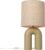 QAZQA lotti – Design Tafellamp – 1 lichts – H 59 cm – Beige – Woonkamer | Slaapkamer | Keuken