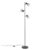 QAZQA mesh – Moderne Vloerlamp | Staande Lamp – 3 lichts – H 1580 mm – Koper – Woonkamer | Slaapkamer