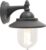 QAZQA oxford – Landelijke Wandlamp voor buiten – 1 lichts – D 230 mm – Donkergrijs – Buitenverlichting