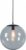 QAZQA pallon – Art Deco Hanglamp – 1 lichts – H 1560 mm – Grijs – Woonkamer | Slaapkamer | Keuken