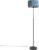 QAZQA parte fl – Klassieke Vloerlamp | Staande Lamp met kap – 1 lichts – H 1675 mm – Multicolor – Woonkamer | Slaapkamer