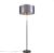 QAZQA Parte – Moderne Vloerlamp | Staande Lamp – 1 lichts – H 1680 mm – Staal – Woonkamer | Slaapkamer | Keuken