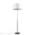 QAZQA Parte – Moderne Vloerlamp | Staande Lamp – 1 lichts – H 1680 mm – Staal – Woonkamer | Slaapkamer | Keuken