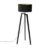 QAZQA puros – Moderne Tripod | driepoot vloerlamp | Staande Lamp – 1 lichts – H 1450 mm – Zwart Goud – Woonkamer | Slaapkamer | Keuken