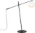 QAZQA robbert – Design Vloerlamp | Staande Lamp met zwenkarm – 1 lichts – H 220 cm – Wit – Buitenverlichting