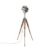 QAZQA shiny – Industriele Tripod | driepoot vloerlamp | Staande Lamp – 1 lichts – H 1800 mm – Chroom – Industrieel – Woonkamer | Slaapkamer