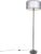 QAZQA simplo – Design Vloerlamp | Staande Lamp met kap – 1 lichts – H 1690 mm – Zwart – Woonkamer | Slaapkamer