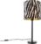 QAZQA simplo – Moderne Tafellamp met kap – 1 lichts – H 600 mm – Zebra print – Woonkamer | Slaapkamer | Keuken