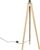 QAZQA tripod_classic – Landelijke Tripod | driepoot vloerlamp | Staande Lamp – 1 lichts – H 1150 mm – Beige – Woonkamer | Slaapkamer | Keuken