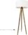 QAZQA tripod_classic – Landelijke Tripod | driepoot vloerlamp | Staande Lamp – 1 lichts – H 136 cm – Wit – Woonkamer | Slaapkamer