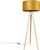 QAZQA tripod_classic – Moderne Tripod | driepoot vloerlamp | Staande Lamp – 1 lichts – H 136 cm – Goud/messing – Woonkamer | Slaapkamer | Keuken