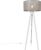 QAZQA tripod_classic – Moderne Tripod | driepoot vloerlamp | Staande Lamp – 1 lichts – H 136 cm – Taupe – Woonkamer | Slaapkamer