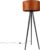 QAZQA tripod_classic – Moderne Tripod | driepoot vloerlamp | Staande Lamp – 1 lichts – H 136 cm – Oranje – Woonkamer | Slaapkamer | Keuken