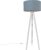 QAZQA tripod_classic – Moderne Tripod | driepoot vloerlamp | Staande Lamp – 1 lichts – H 136 cm – Blauw – Woonkamer | Slaapkamer