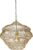 QAZQA vadi – Oosterse Hanglamp – 1 lichts – Ø 45 cm – Goud/messing – Woonkamer