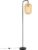 QAZQA yvonne – Oosterse Vloerlamp | Staande Lamp – 1 lichts – H 170 cm – Naturel – Woonkamer | Slaapkamer | Keuken