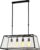 QUVIO Hanglamp modern – Plafondlamp – Eettafellamp – Verlichting – Slaapkamer verlichting – Keukenverlichting – E27 – Met 4 Lichtpunten – Voor binnen – 30 x 78 cm (lxb) – Metaal…