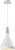 QUVIO Hanglamp Scandinavisch – Lampen – Plafondlamp – Verlichting – Verlichting plafondlampen – Keukenverlichting – Lamp – E27 Fitting – Met 1 lichtpunt – Voor binnen – Hout – D…