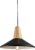 QUVIO Moderne hanglamp – Metaal en hout – D 35 cm