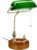 Relaxdays Bankierslamp met trekschakelaar – ronde voet – notarislamp E27 – bureaulamp