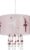 Relaxdays hanglamp meisjes – plafondlamp ballerina – kinderlamp roze – lamp kinderkamer