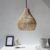 Rotan lampenkap – hanglamp oval 25 x 30 cm(zonder snoer / zonder fitting)