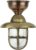 Scheepslamp Buiten hanglamp antiek koper messing maritiem nautisch – 32 cm