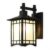 SensaHome Oriental – Klassieke Industriële Tuinlamp Buitenlamp | Luxe Wandlamp met Japans Aziatische Stijl – Zwart