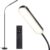 SHOP YOLO-vloerlampen woonkamer led dimbaar 15W 1500 lumen-leeslamp met 4 kleurtemperaturen-afstandsbediening en touch-bediening