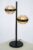 Sierlijke tafellamp Dynasty Champagne | 2 lichts | zwart / goud | glas / metaal | 50 cm hoog | bureaulamp | modern / sfeervol design