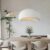 Smart-Shop Japanse Wabi Sabi Kroonluchter Minimalistische Hanglamp – E27 Ontwerper Homestay – Wit